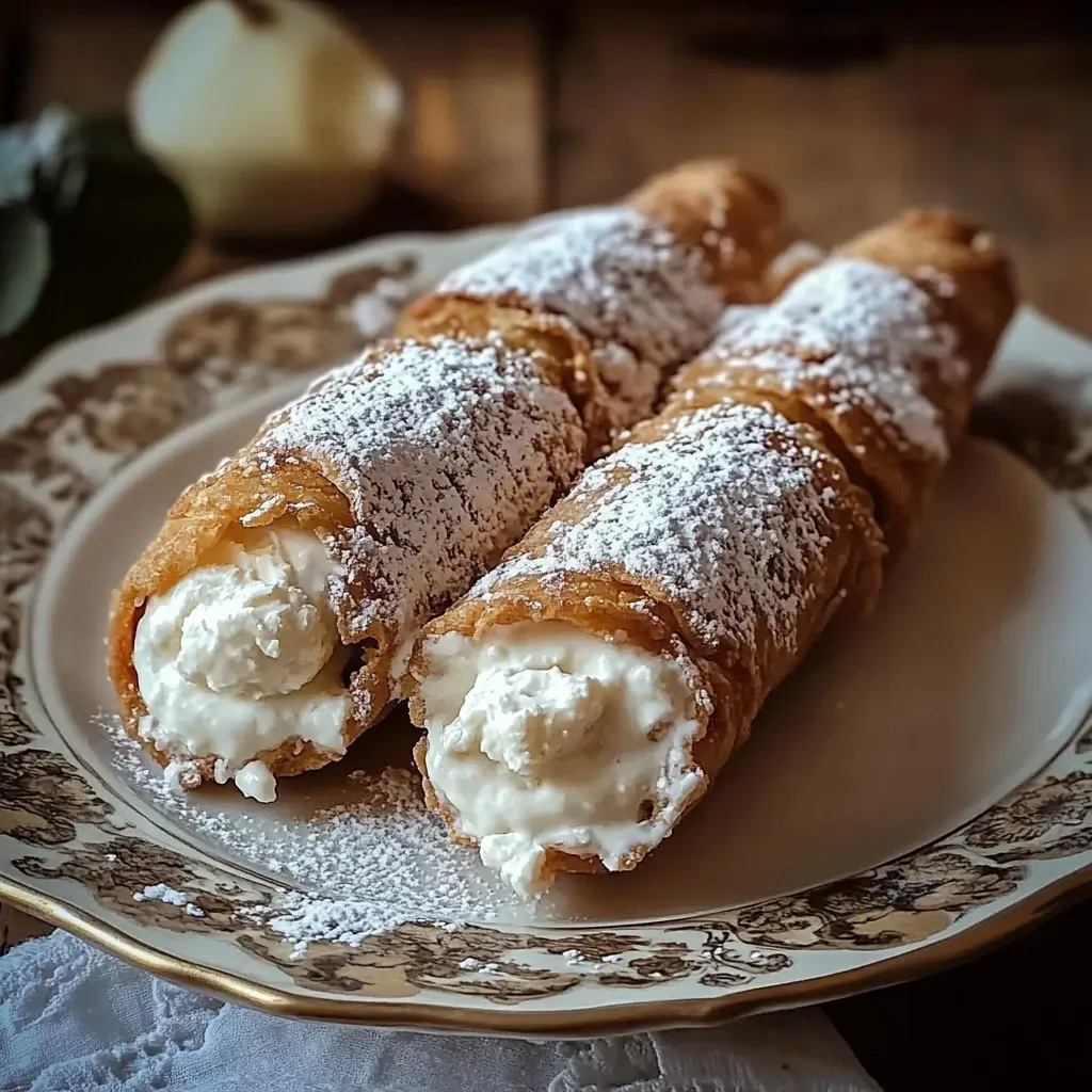 Italian Cream-Stuffed Cannoncini: A Delightful Recipe!