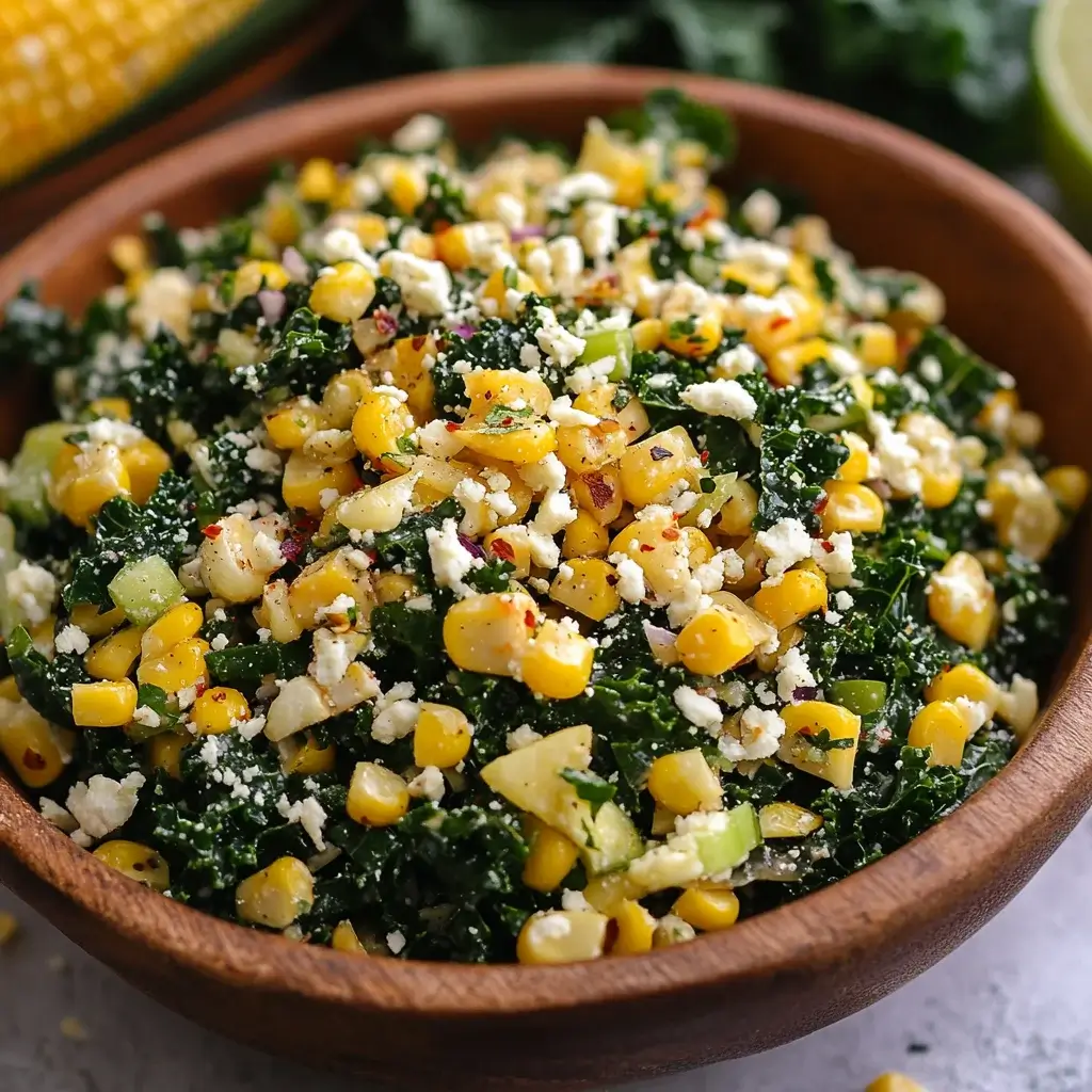 Mexican Street Corn Kale Salad: A Flavorful Delight!