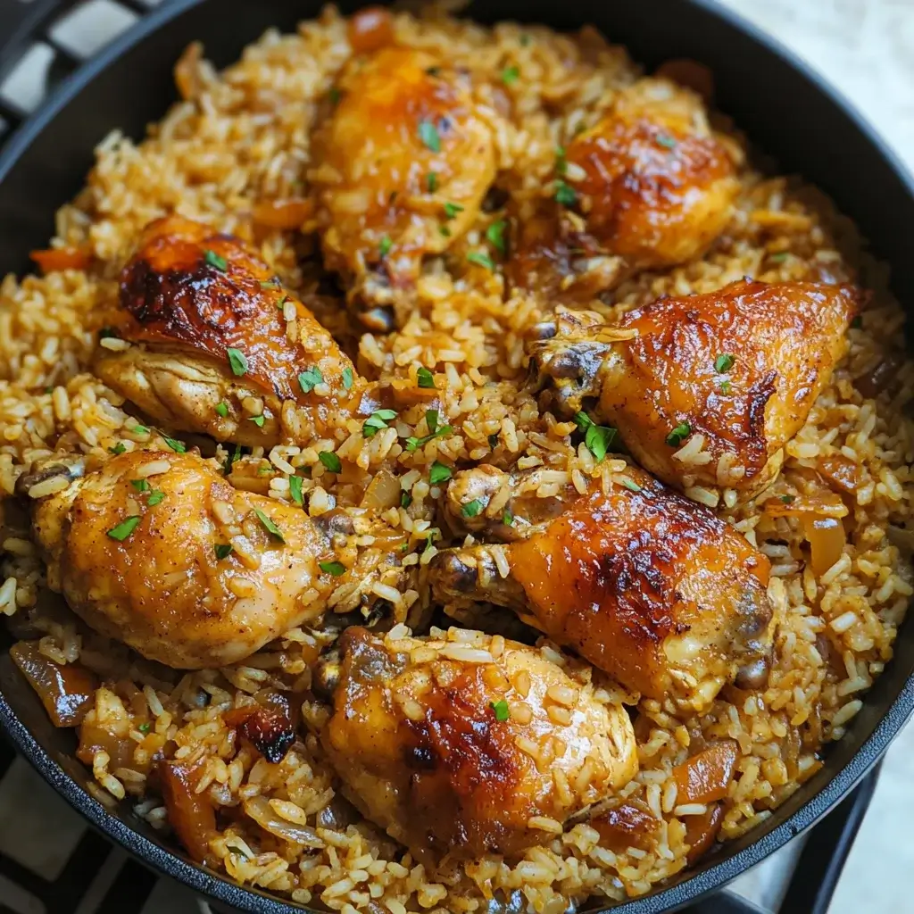 One-Pot Sticky Coconut Rice Chicken is Irresistibly Easy!
