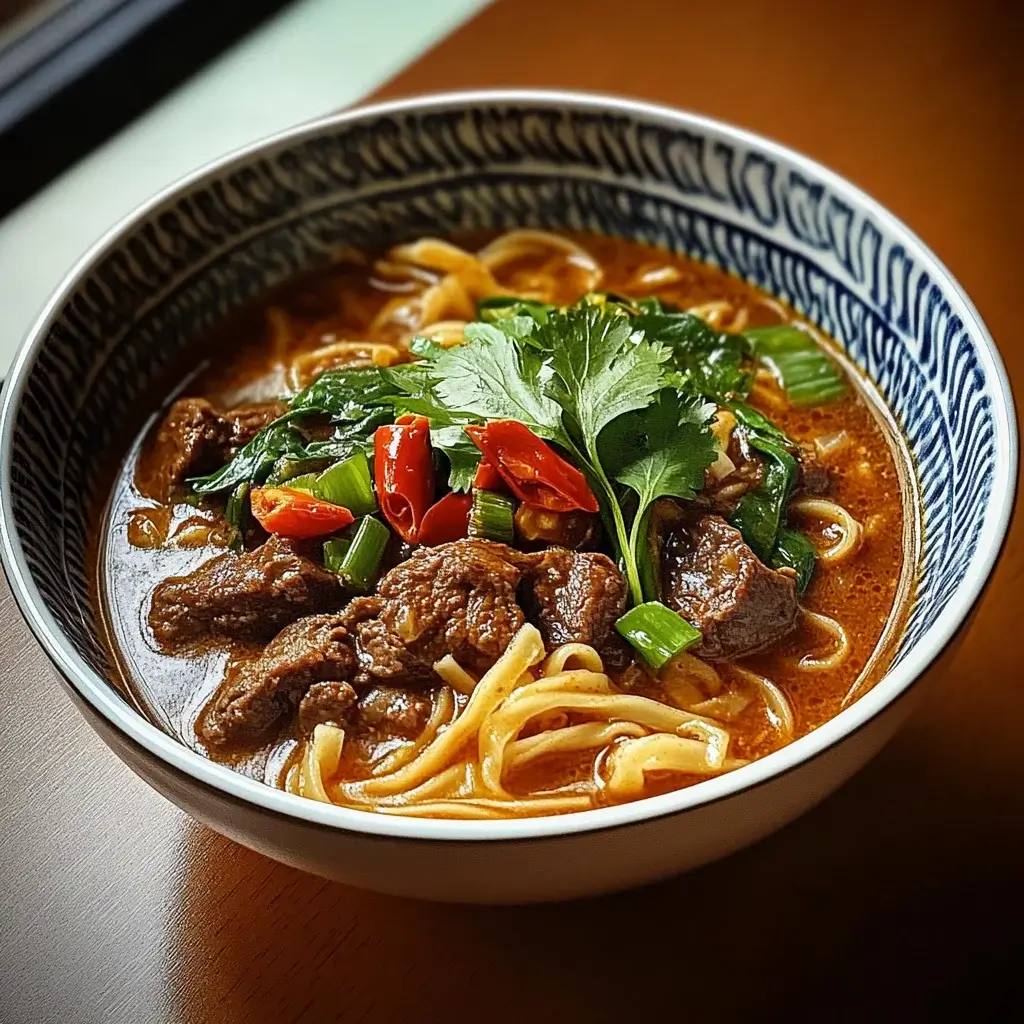Savory Satay Beef Noodle Soup: A Flavor Explosion Awaits!