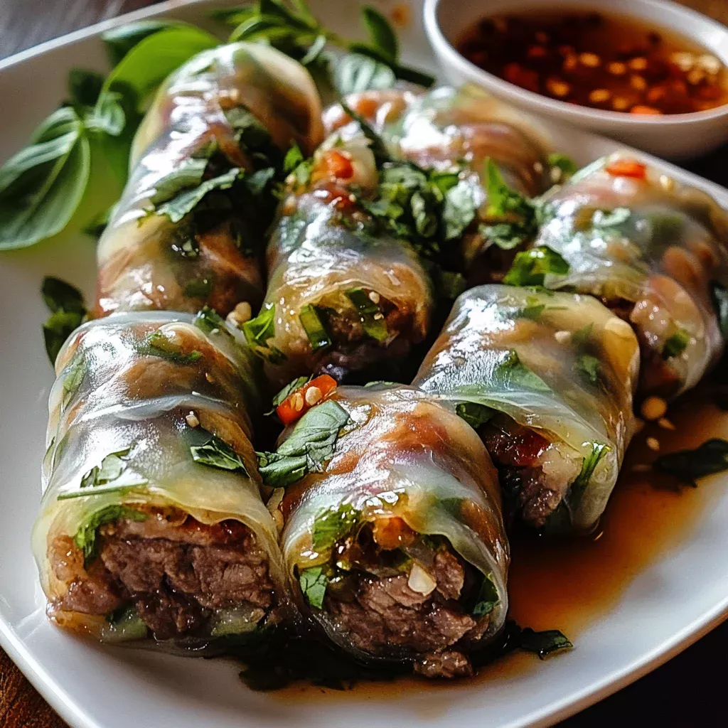 Thai Basil Beef Rolls: A Flavorful Recipe to Try Today!