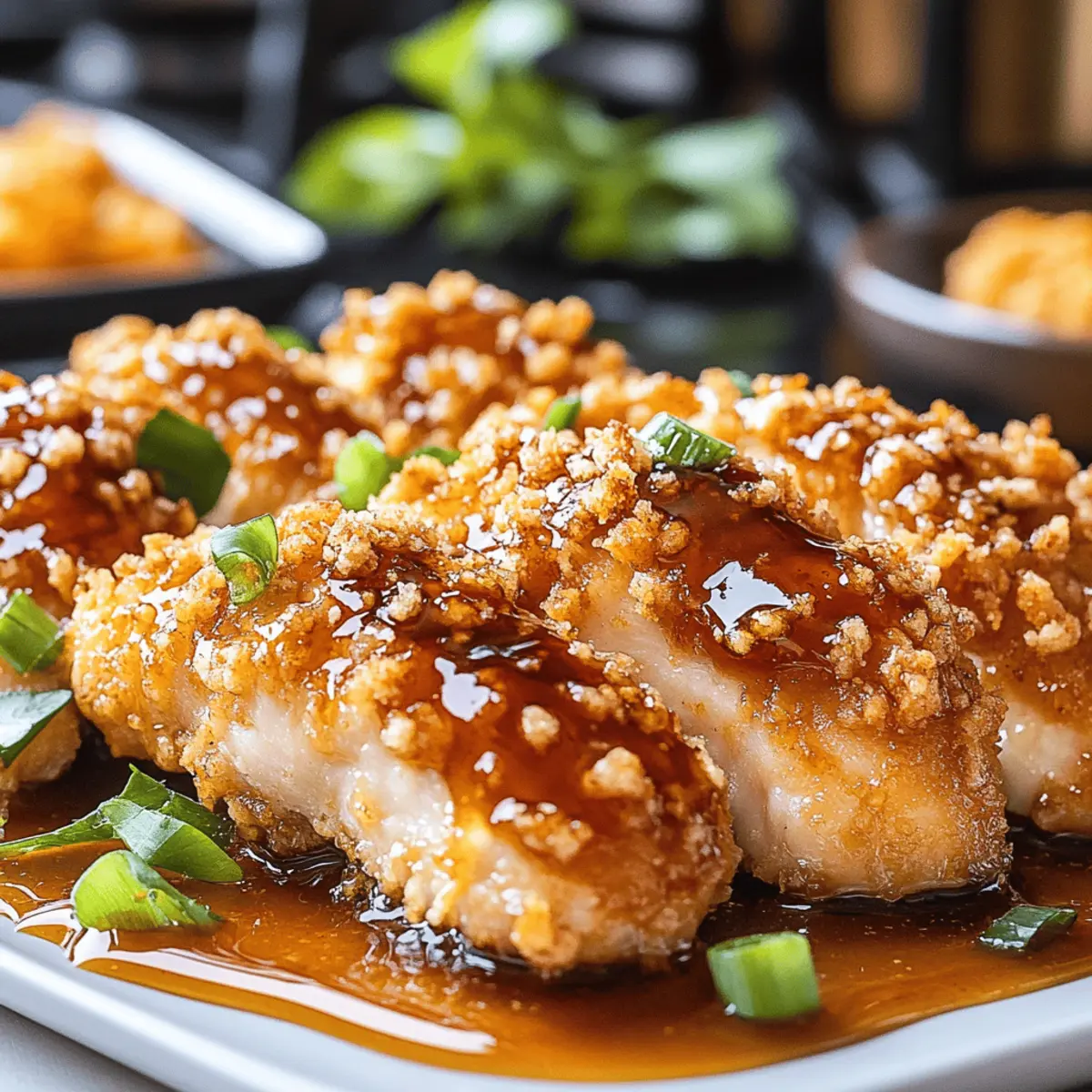 Baked Crunchy Hot Honey Chicken