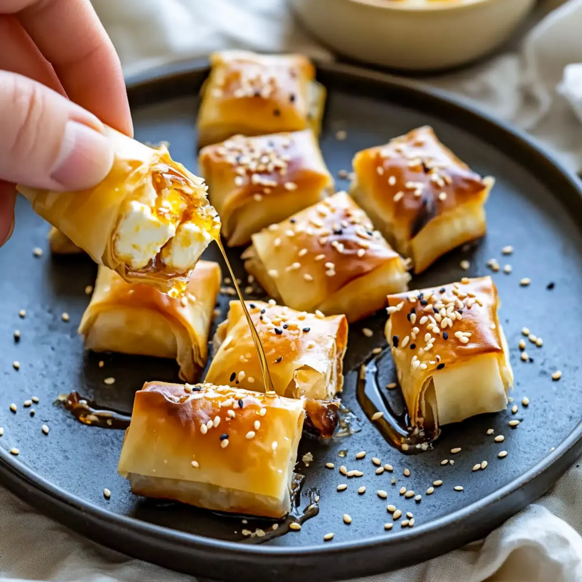 Baked Feta Bites in Phyllo Pastry