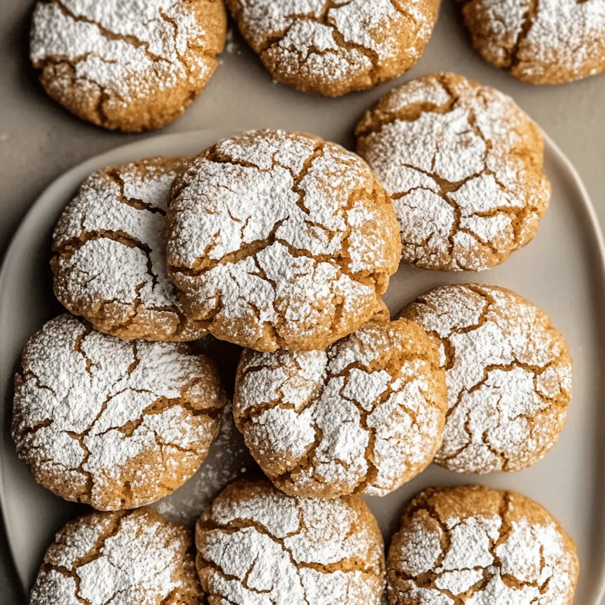 Soft and Chewy Apple Cider Crinkle Cookies for Fall Bliss