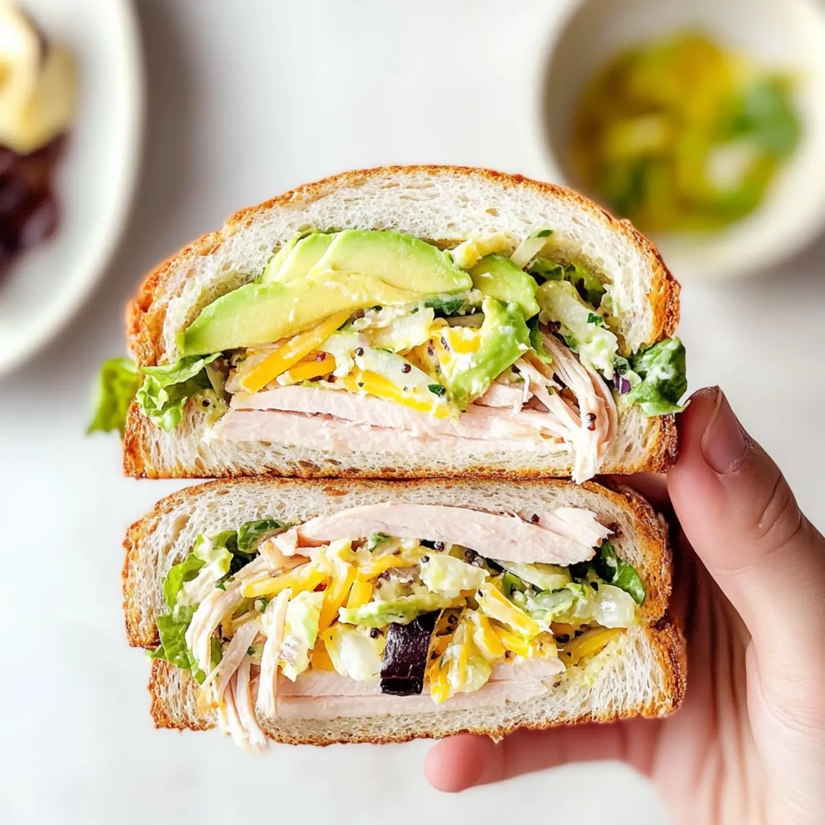 Savory Turkey Avocado Grinder Sandwich for Quick Lunch Bliss