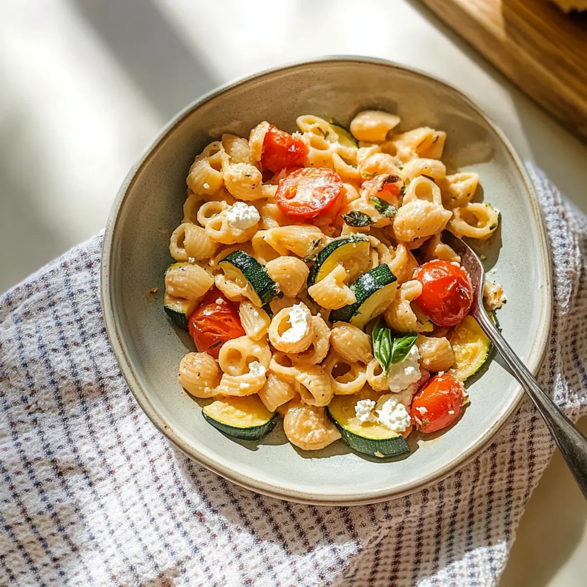 Delicious Fresh Zucchini Baked Feta Pasta in Just 30 Minutes