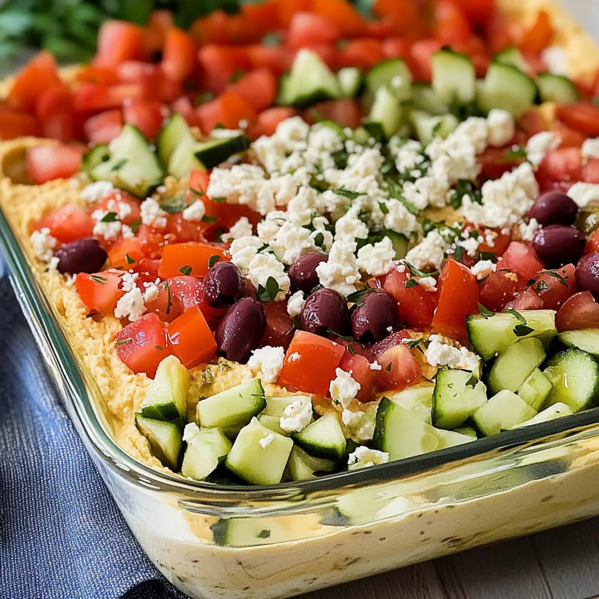 Savor the Flavor with Greek Seven Layer Dip Today