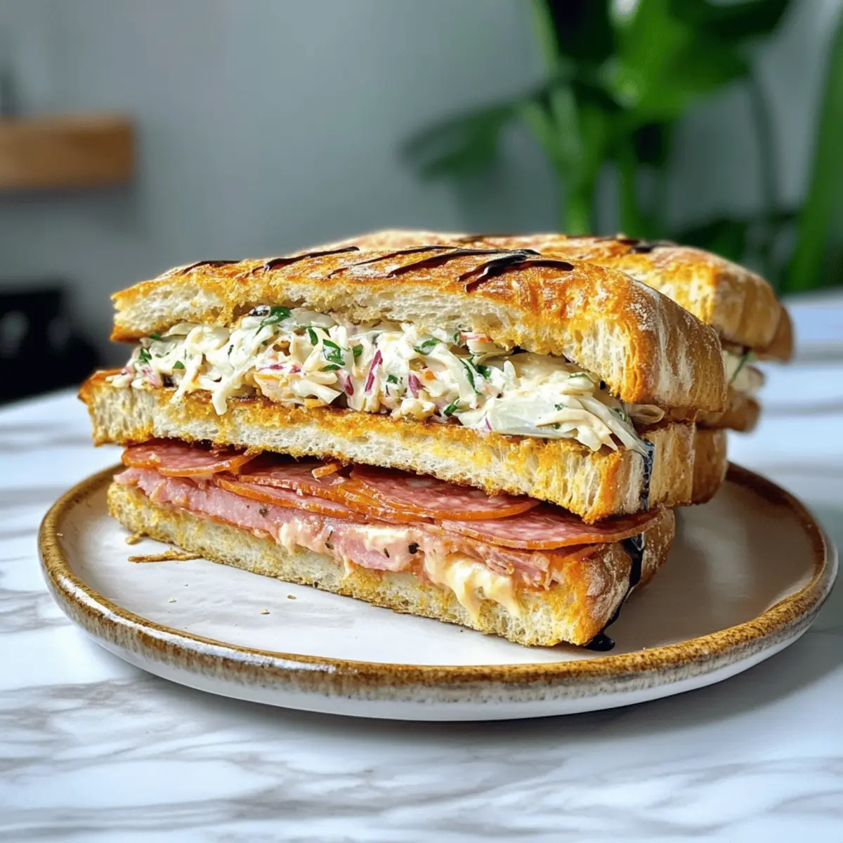 Savory Gourmet Ciabatta Sandwich for Quick Flavor Bliss