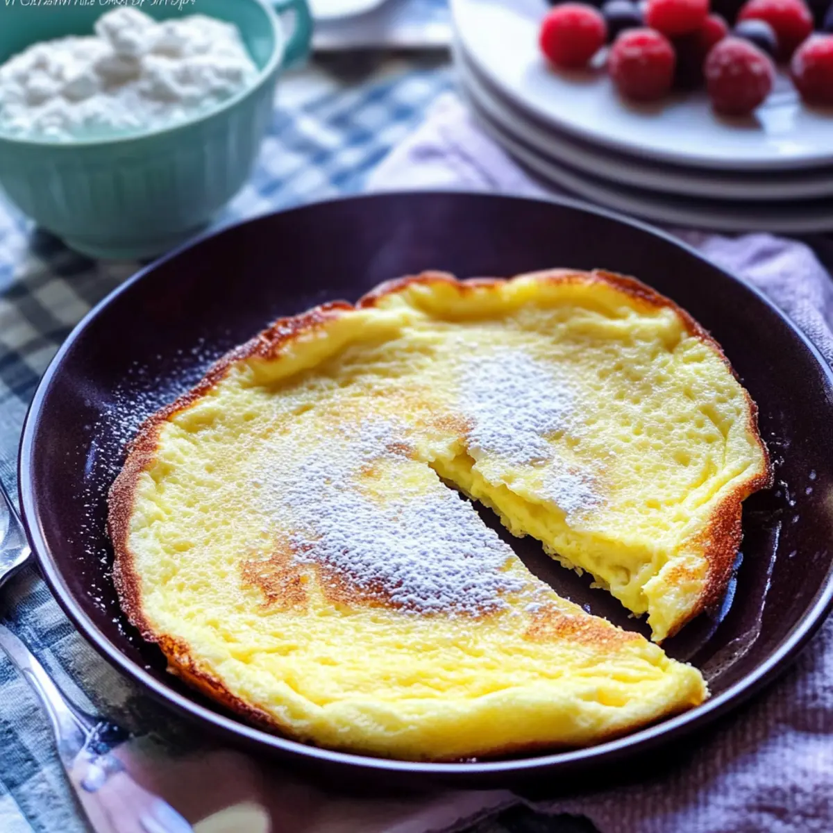 Sweet Omelet: Indulge in Fluffy Breadless French Toast