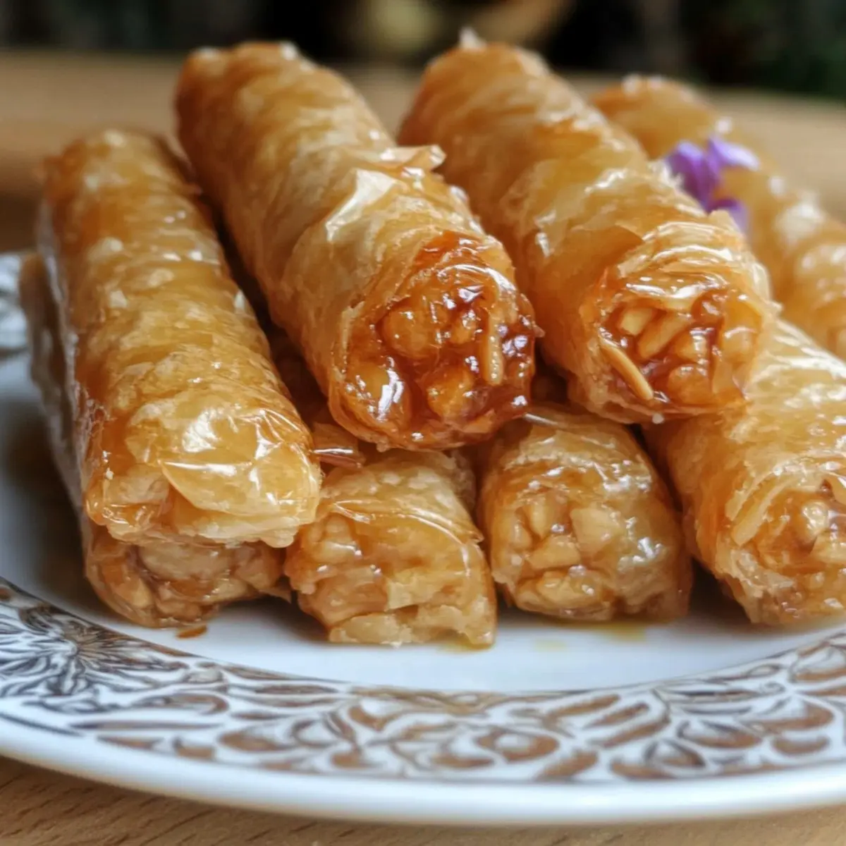 Moroccan Honey and Almond Cigars for Festive Sweet Moments