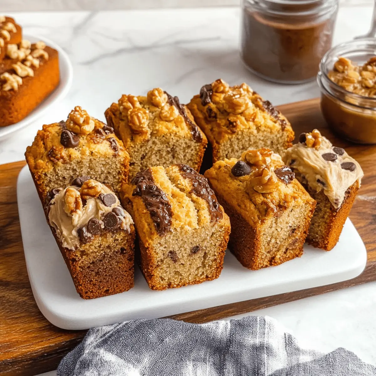 Mini Banana Bread Loaf Cakes: Irresistibly Soft & Flavorful