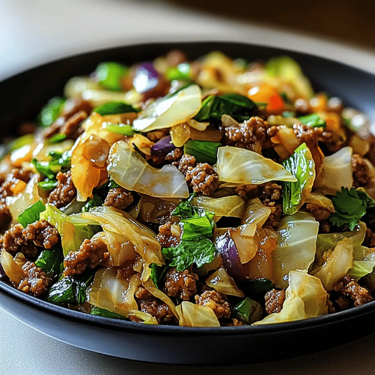Healthy Ground Beef Cabbage Stir-Fry: A Flavorful Weeknight Meal