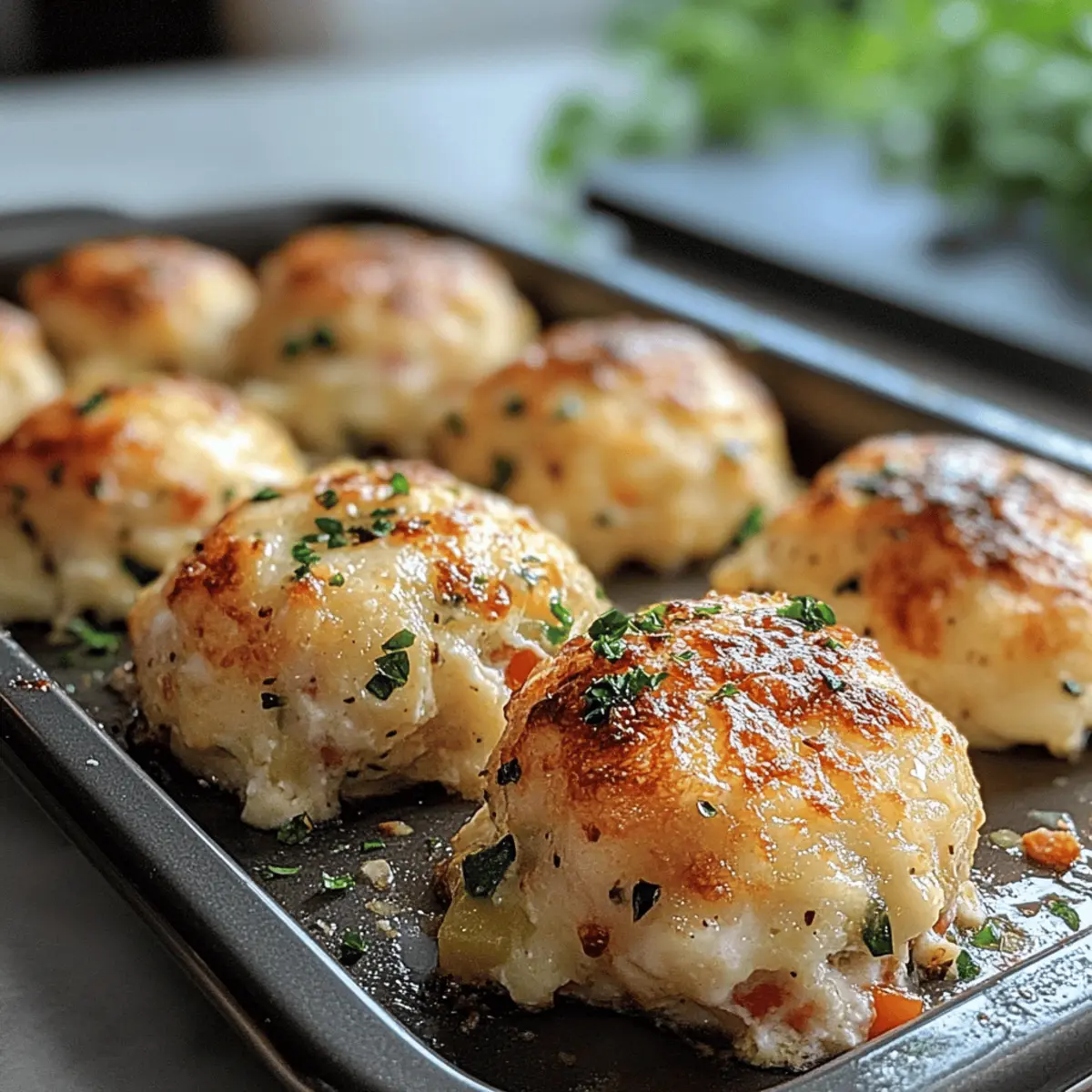 Herb-Infused Baked Potato Balls