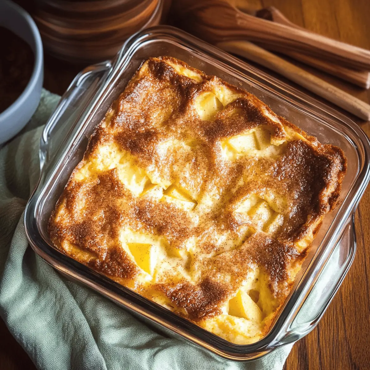 Cozy Apple Cinnamon Cottage Cheese Bake: High-Protein Delight