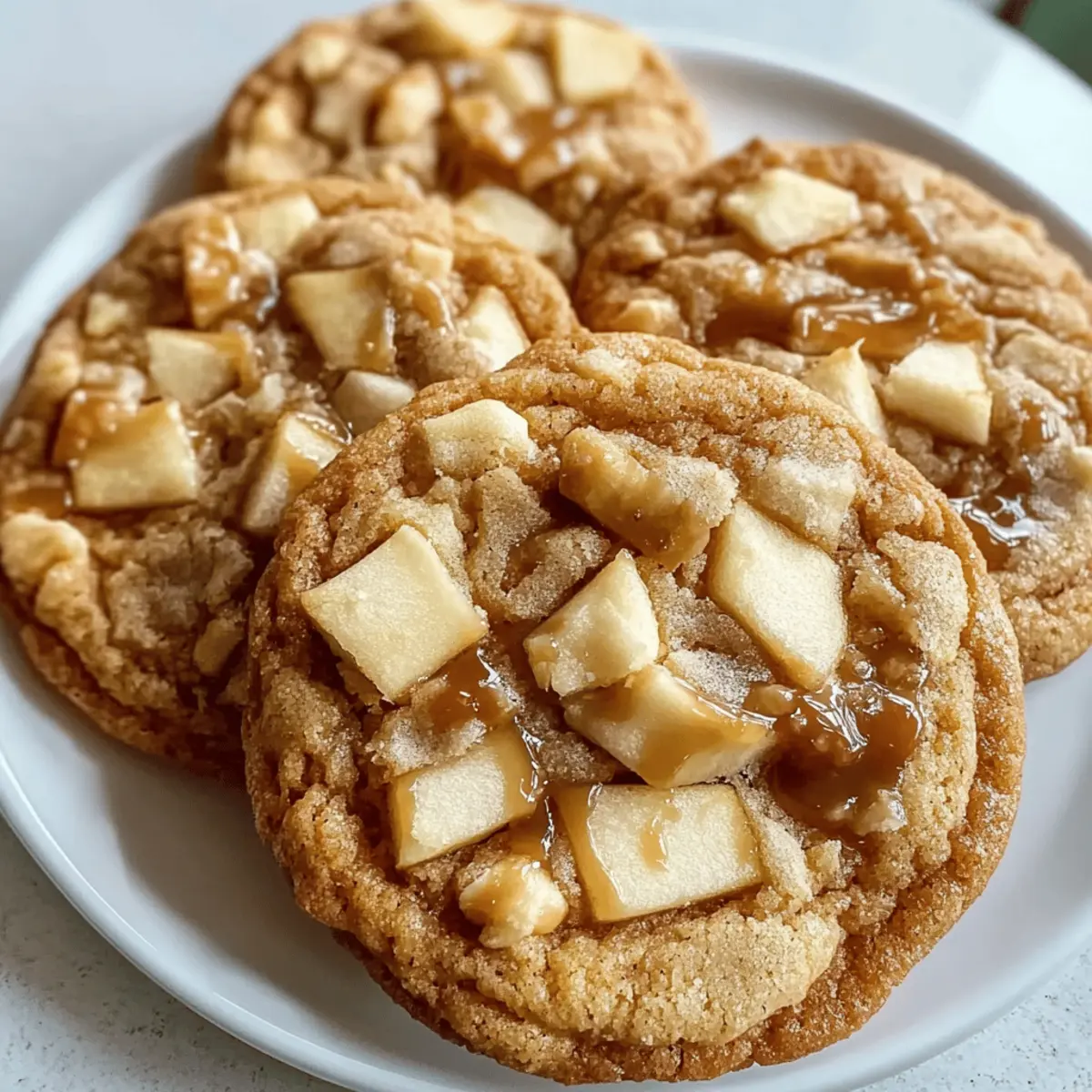 Caramel Apple Cookies