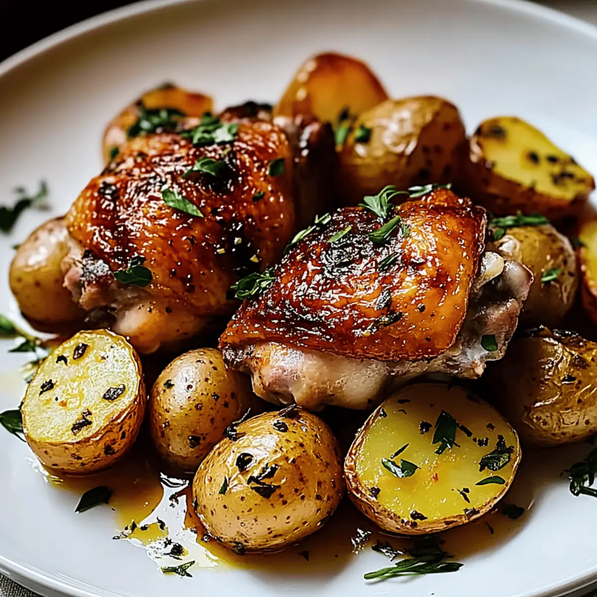 Savory Chicken Thighs and Potatoes for Effortless Comfort