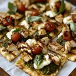 Pesto Chicken Flatbread