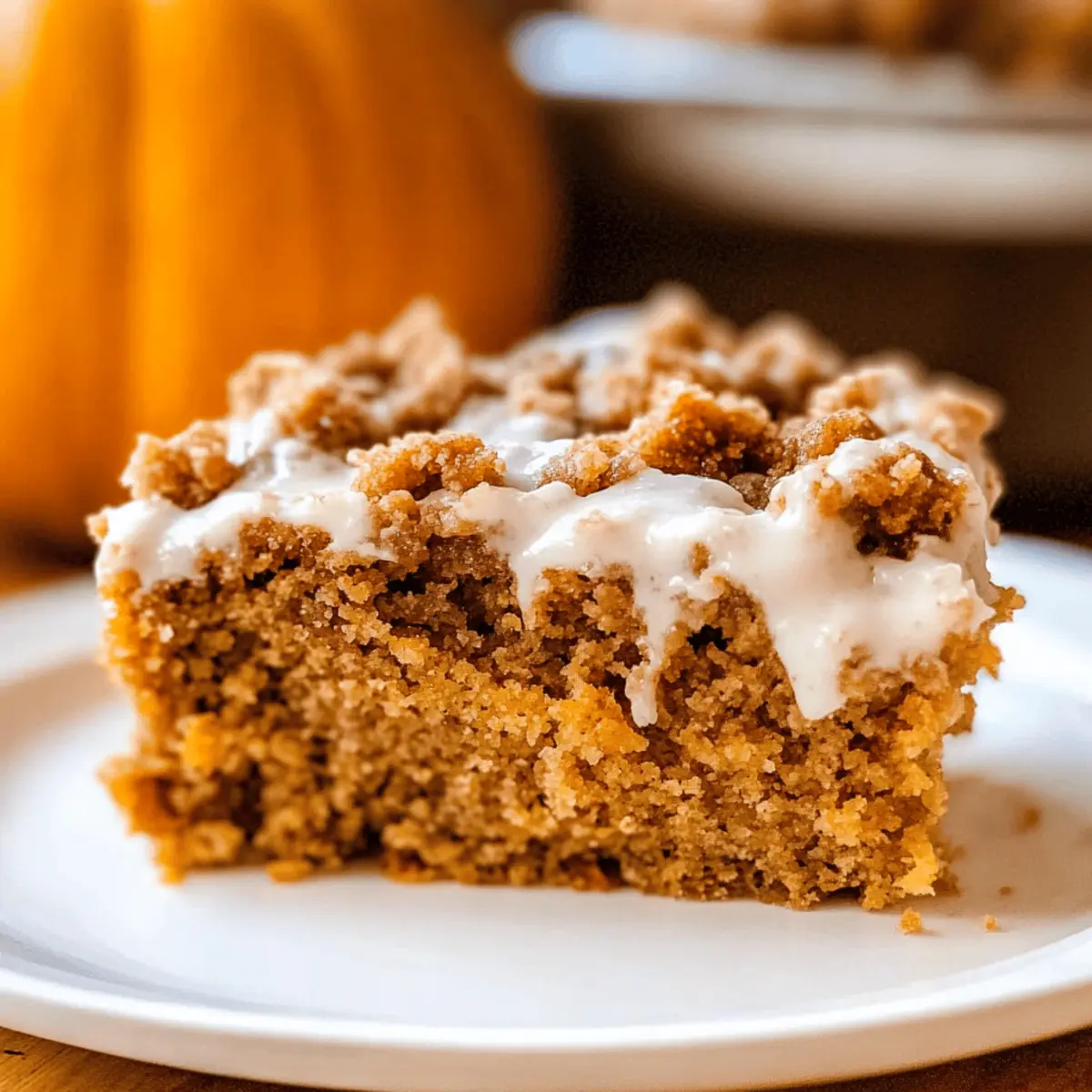 Pumpkin Coffee Cake with Irresistible Streusel Delight