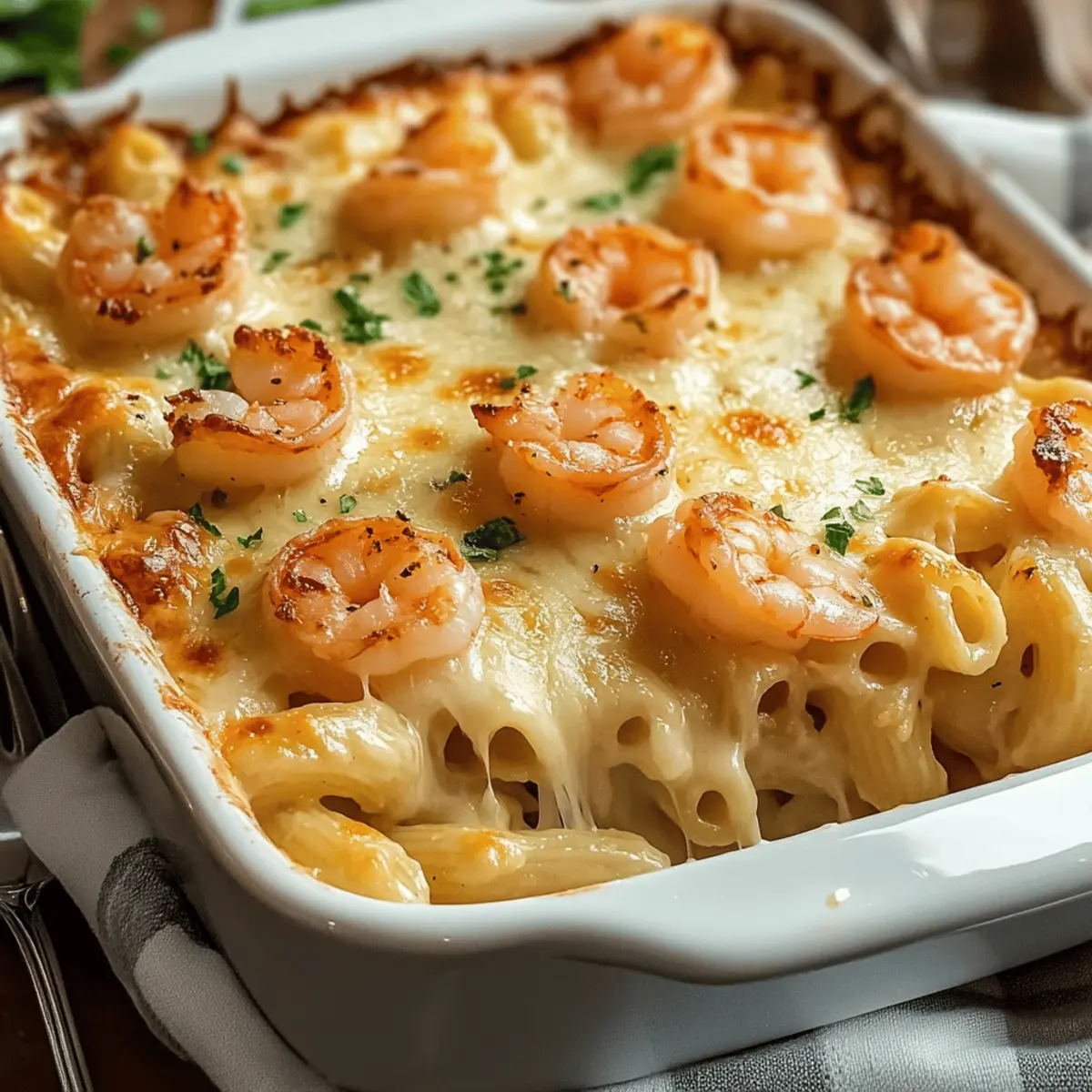 Creamy Shrimp Scampi Pasta Bake That Makes Dinner Easy