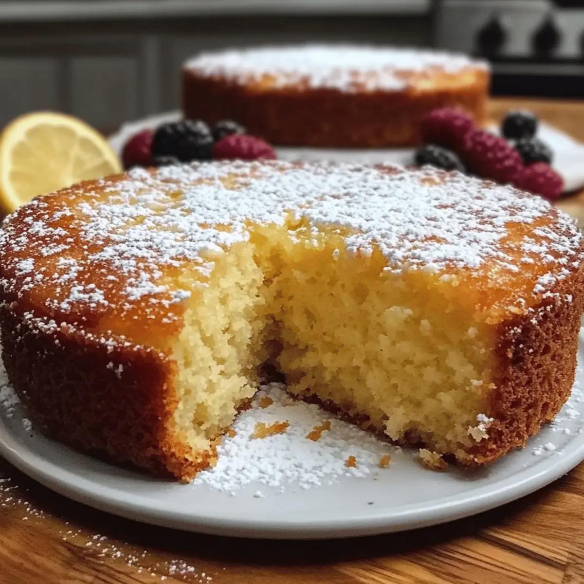 Velvety Limoncello Ricotta Cloud Cake for Effortless Indulgence