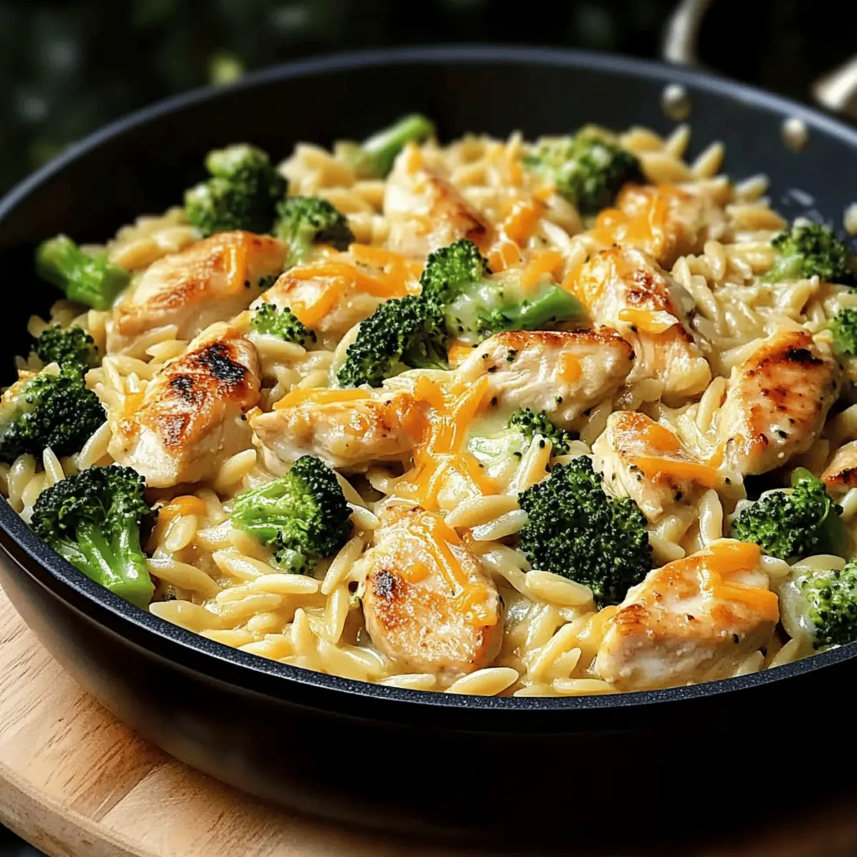 Cheesy Chicken and Broccoli Orzo for Ultimate Comfort Dinners