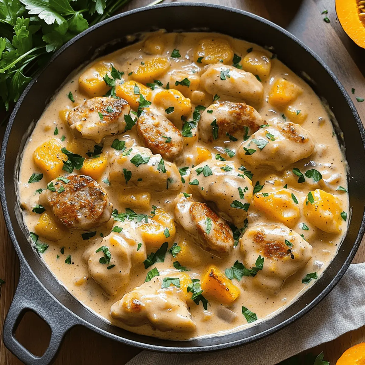 Creamy Butternut Squash Gnocchi with Sausage for Cozy Nights