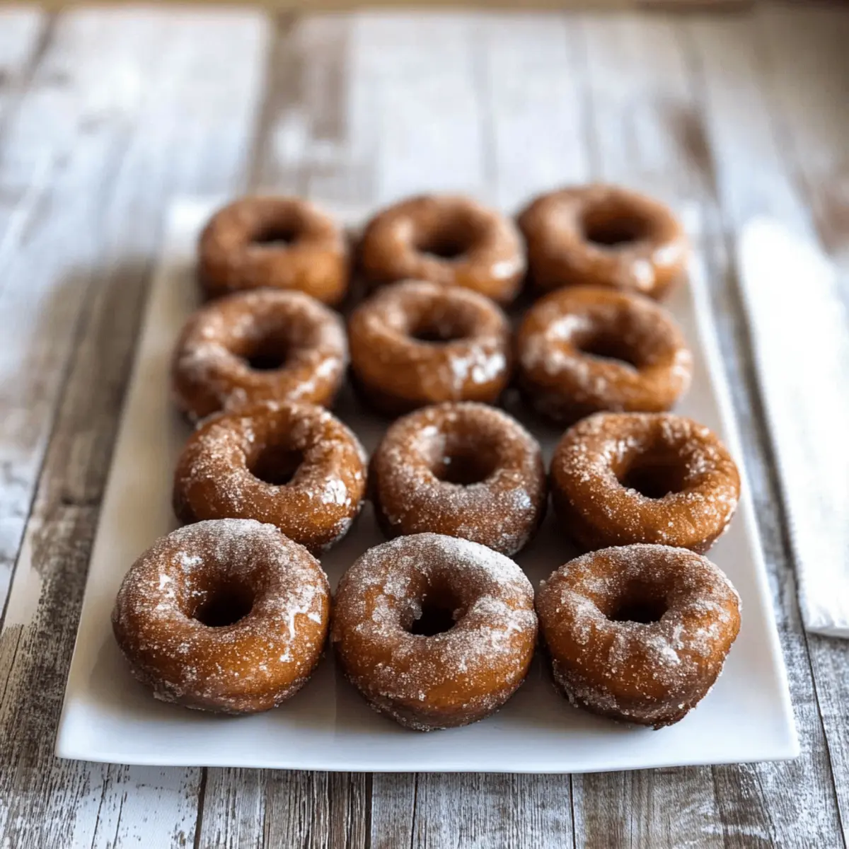 Fluffy Pumpkin Sour Cream Donuts for Cozy Fall Mornings