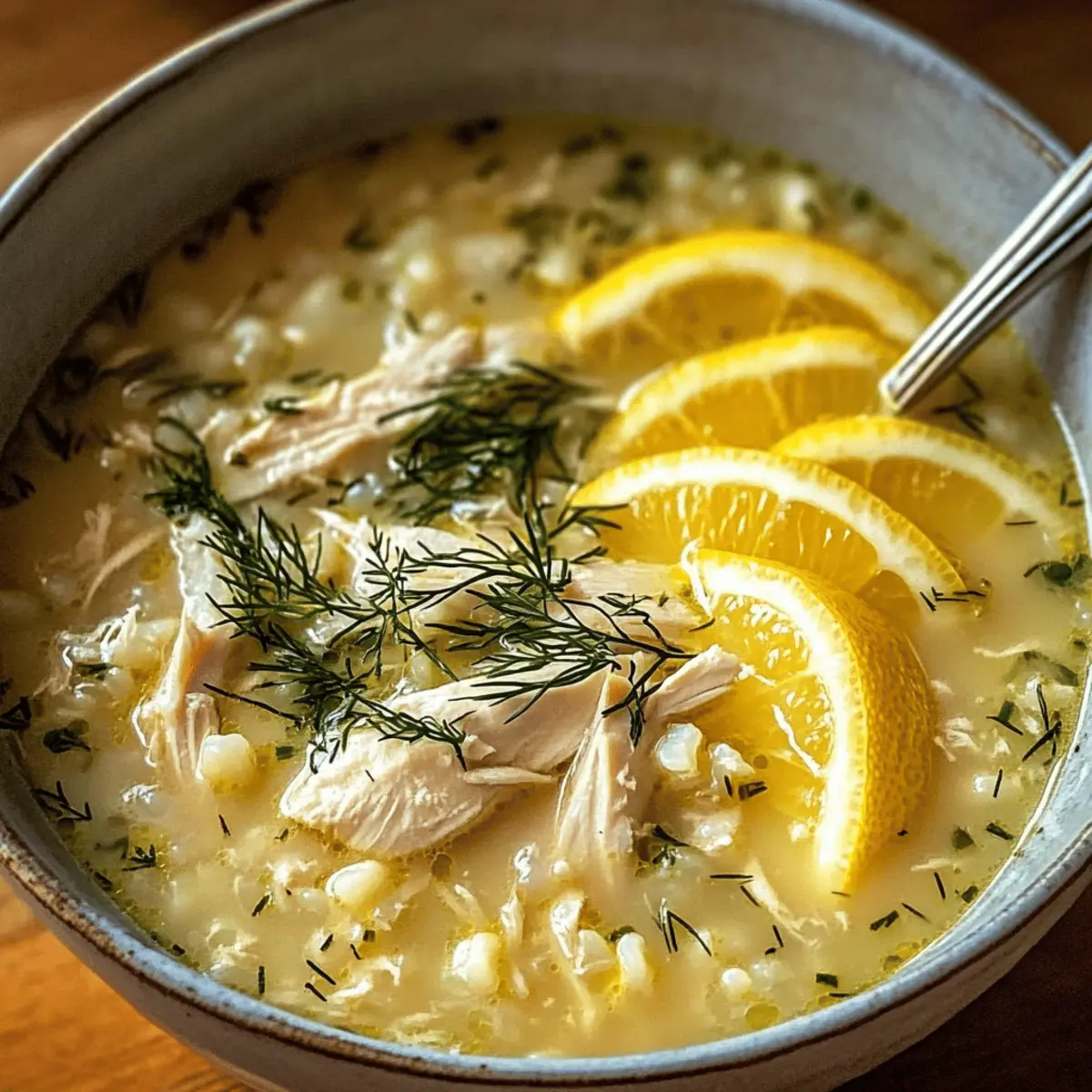 Mediterranean Lemon Chicken Soup to Brighten Your Day