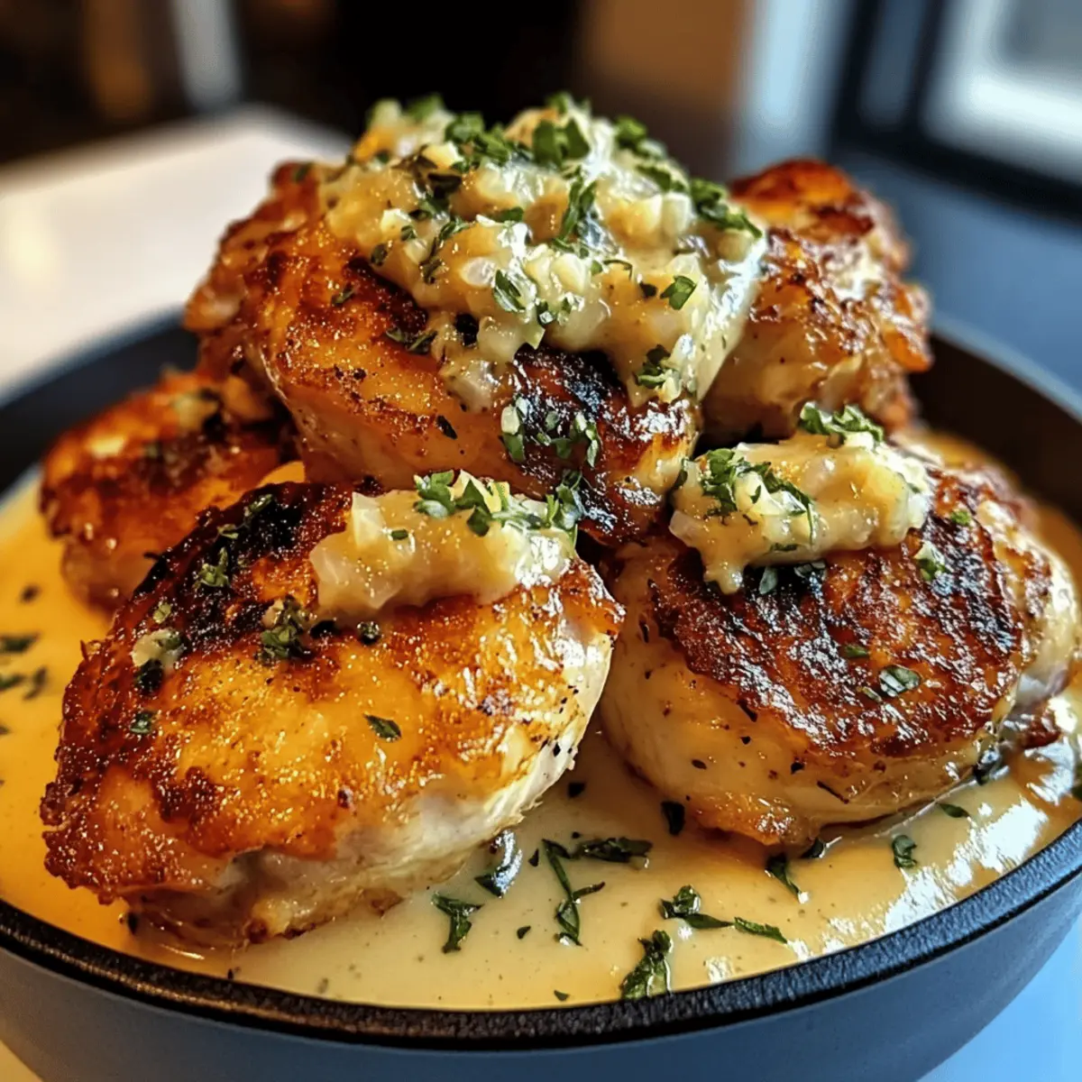 Crispy Shrimp & Grits with Crab Cream Sauce Bliss