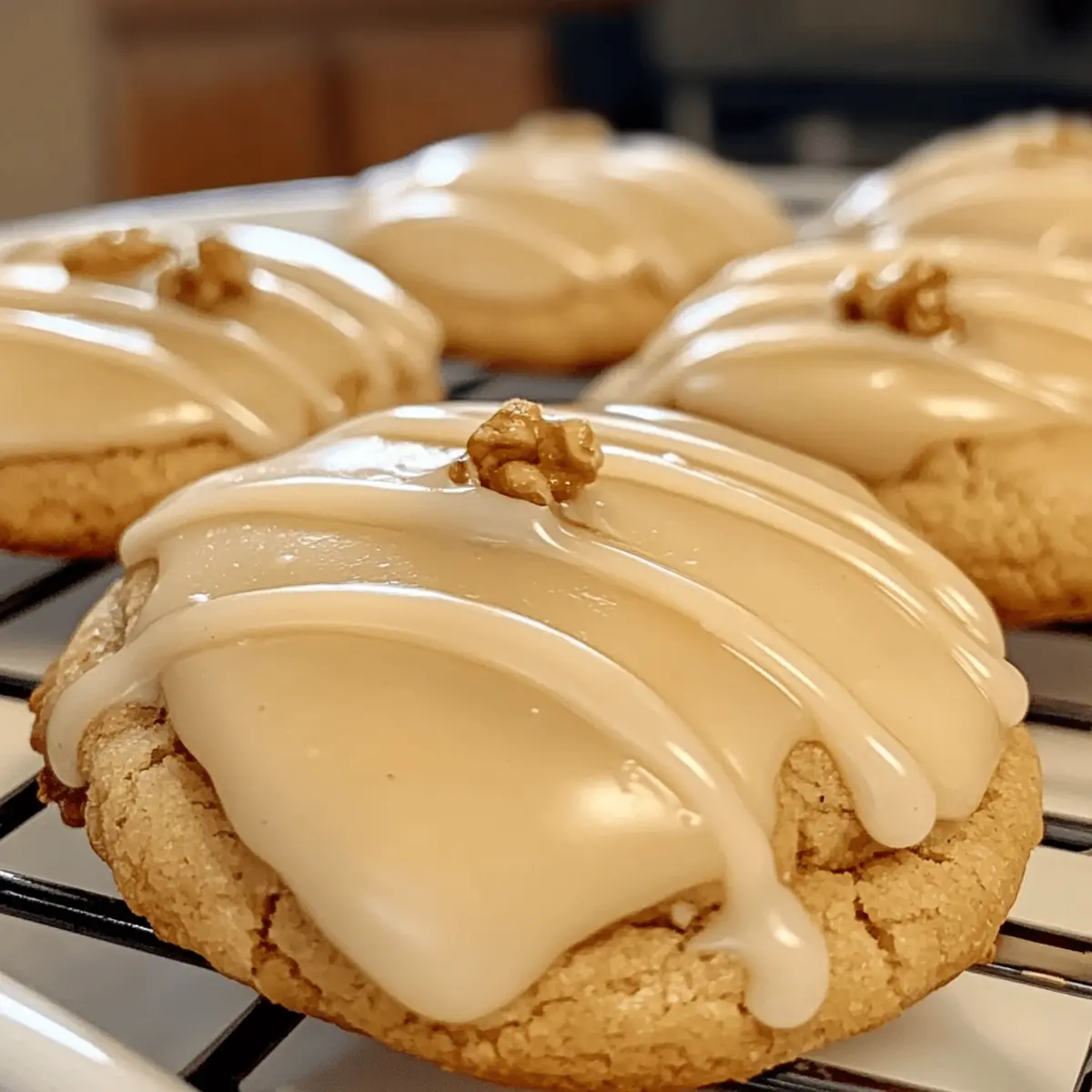 Maple Cookies with Maple Icing