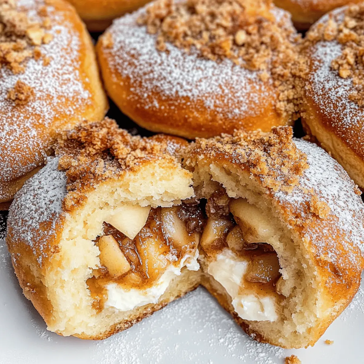 Heavenly Apple Cheesecake Brioche Buns for Cozy Fall Days