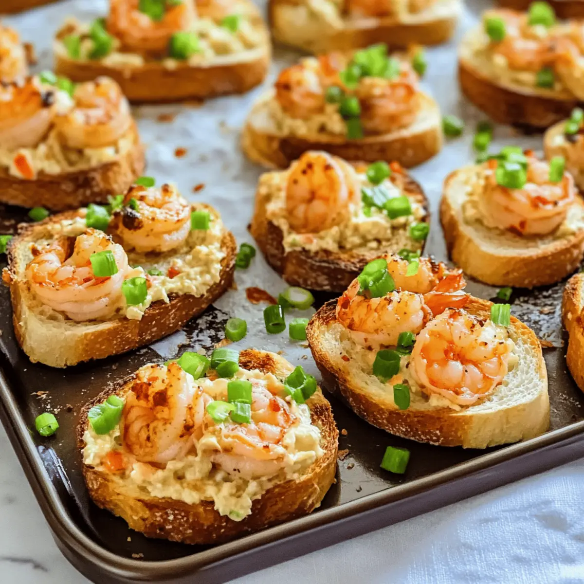 Crispy Baked Shrimp Toast with Creamy Cajun Twist