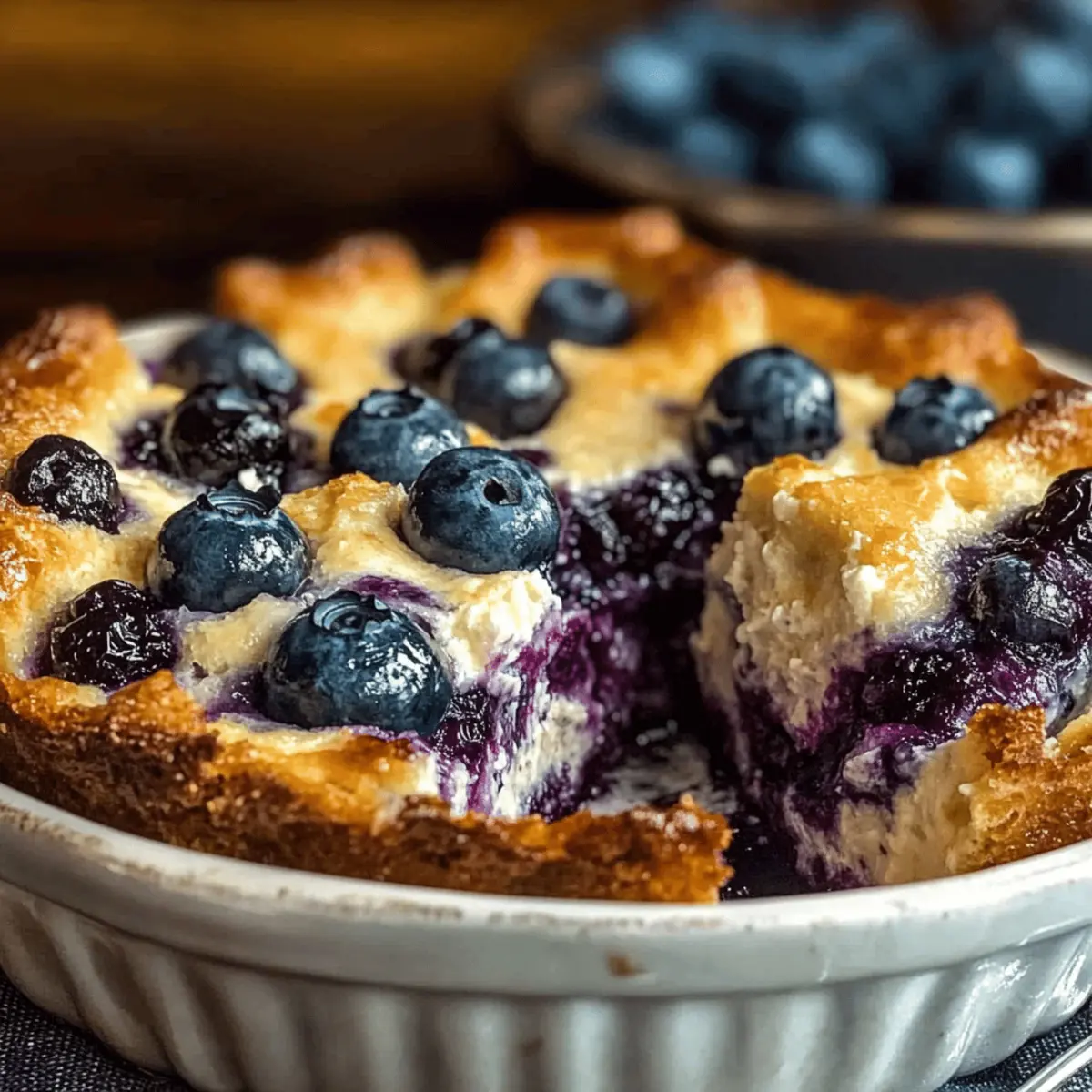 Delicious Blueberry Cottage Cheese Breakfast Bake for Busy Mornings
