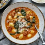 Creamy Italian Sausage Gnocchi Soup