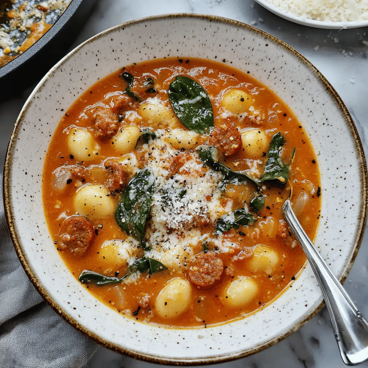Creamy Italian Sausage Gnocchi Soup: Cozy Comfort Awaits
