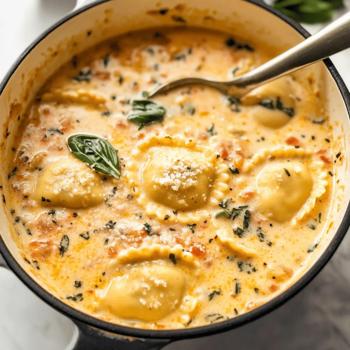 Creamy Ravioli Soup for Cozy Nights and Warm Hearts