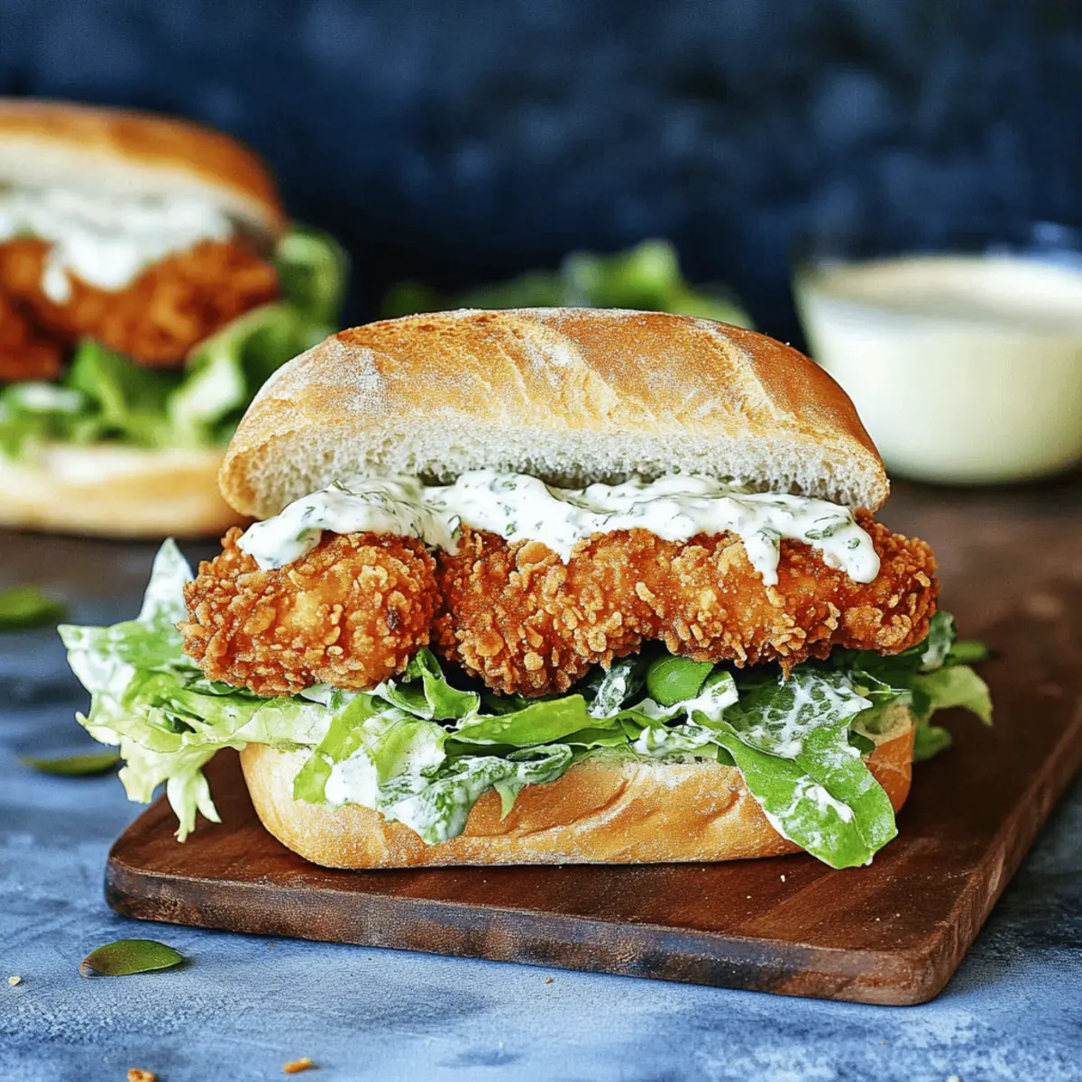 Crispy Chicken Caesar Sandwich That’ll Rock Your Lunch Game