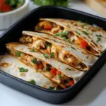 Healthy Baked Chicken Quesadilla