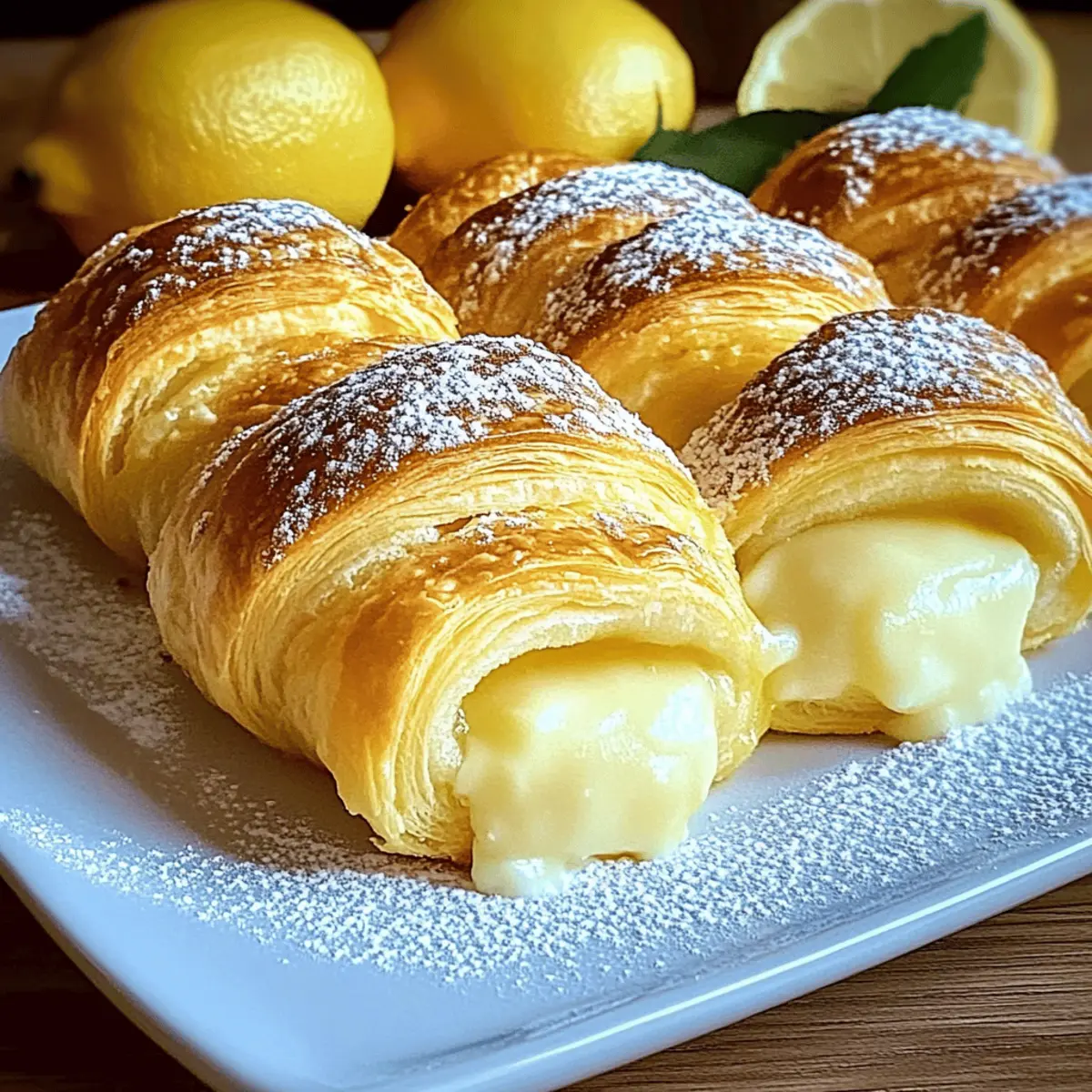 Delightful Lemon Cheesecake Crescent Rolls for Quick Treats