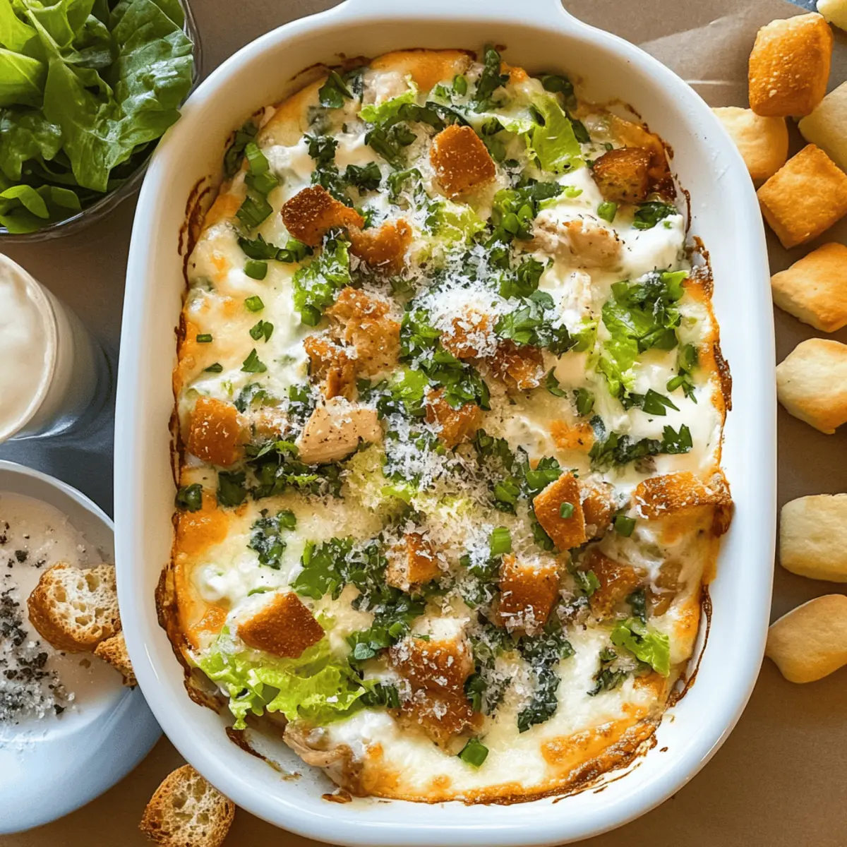 Irresistible Caesar Salad Dip: A Creamy Party Delight