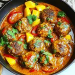 Mango Thai Red Curry Meatballs