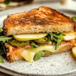 Spicy Cheddar & Apple Fall Veggie Sandwich